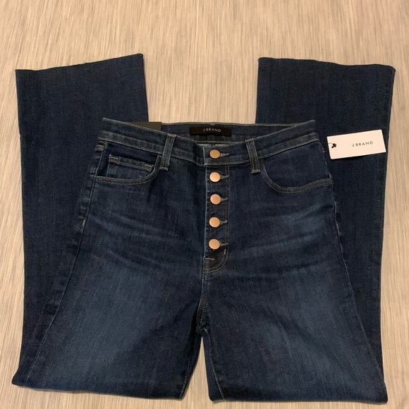 J Brand LILLIE HIGH-RISE CROPPED FLARE - Picture 8 of 12